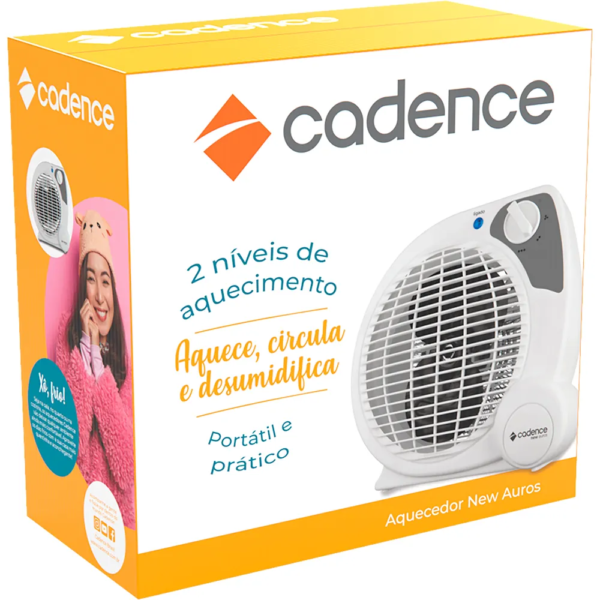 Aquecedor Cadence Termoventilador New Auros - Imagem 3