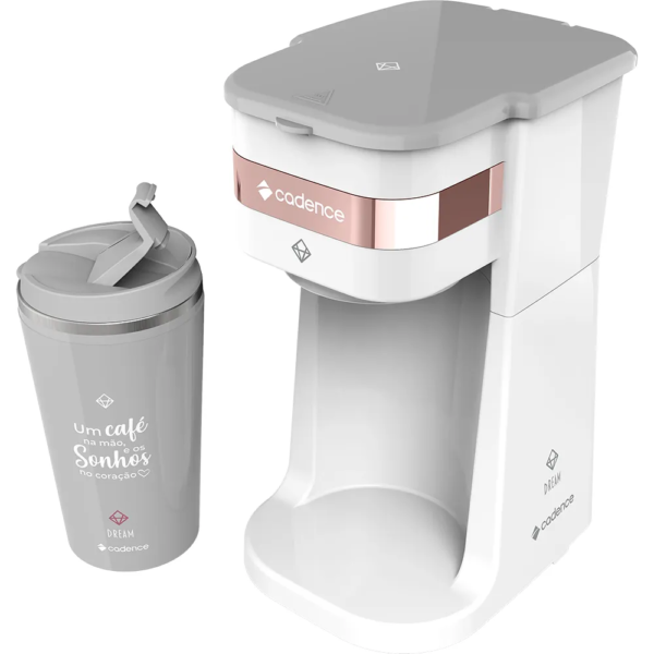 Cafeteira Elétrica Cadence Dream Rosé Gold com Copo Térmico - Imagem 2