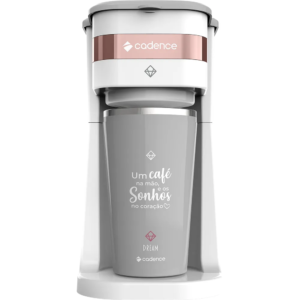 Cafeteira Elétrica Cadence Dream Rosé Gold com Copo Térmico