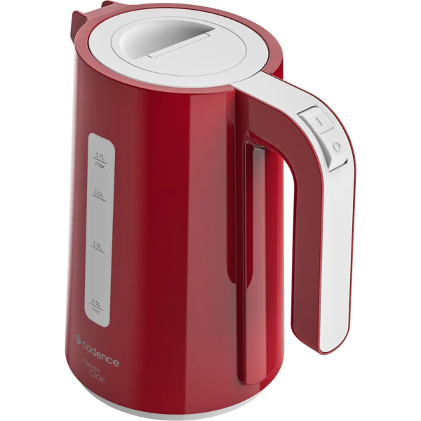 Chaleira Elétrica Cadence Thermo One Colors 1,7L Vermelha - Imagem 3